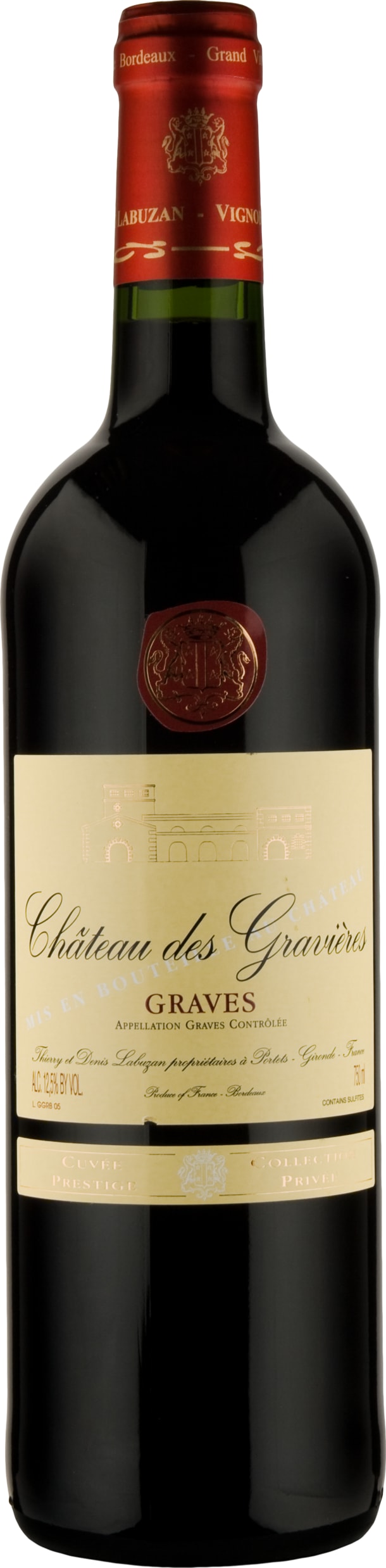 Chateau des Gravieres Graves Rouge 2020 75cl - Buy Chateau des Gravieres Wines from GREAT WINES DIRECT wine shop