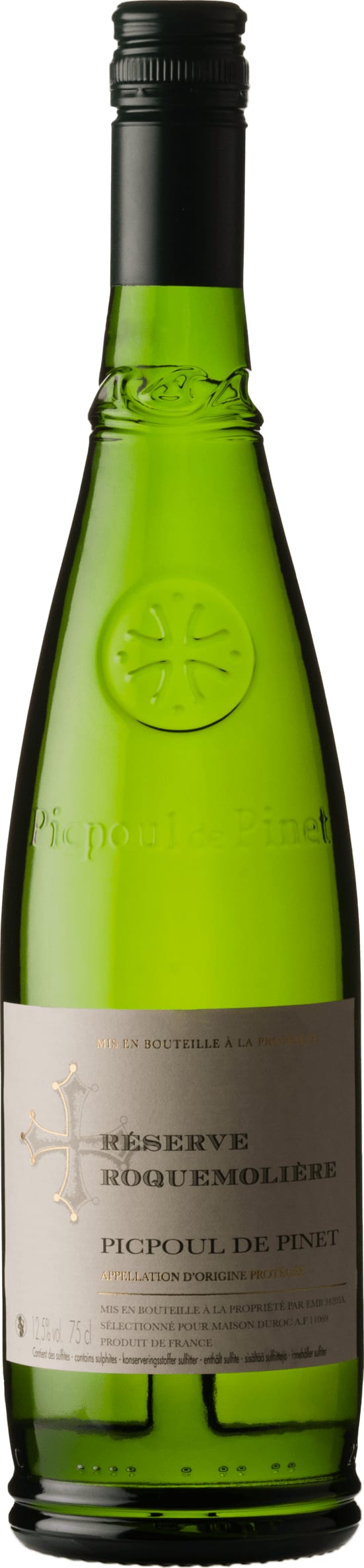 Reserve Roquemoliere Picpoul de Pinet 2023 75cl - Buy Reserve Roquemoliere Wines from GREAT WINES DIRECT wine shop