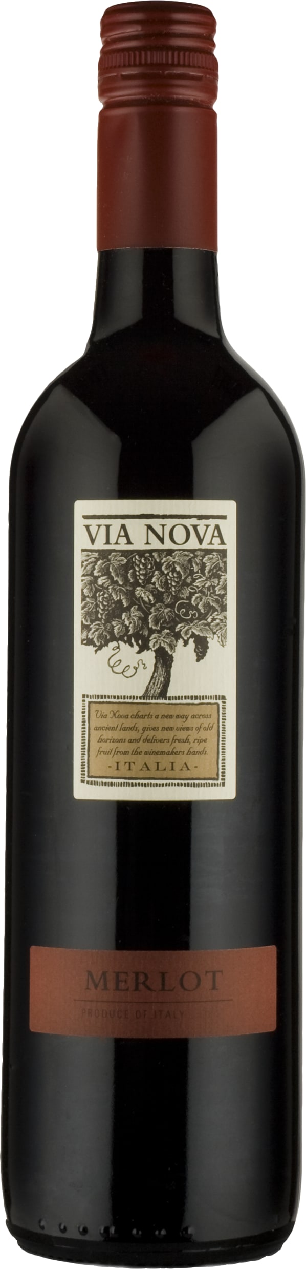 Via Nova Merlot del Veneto 75cl NV - Buy Via Nova Wines from GREAT WINES DIRECT wine shop