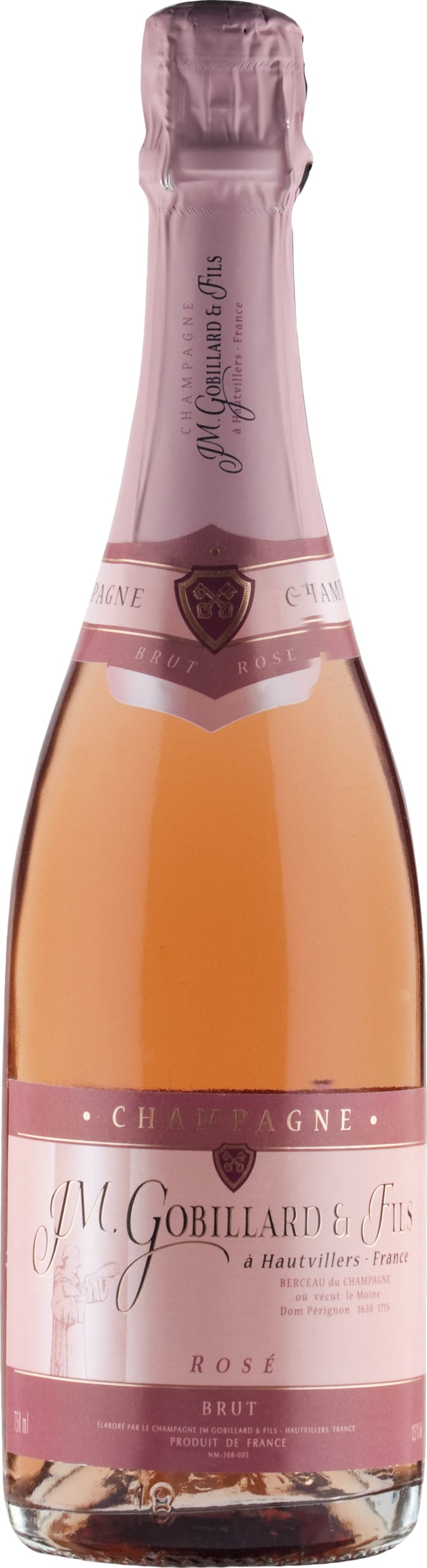 Gobillard Champagne Brut Rose 75cl NV - Buy Gobillard Wines from GREAT WINES DIRECT wine shop