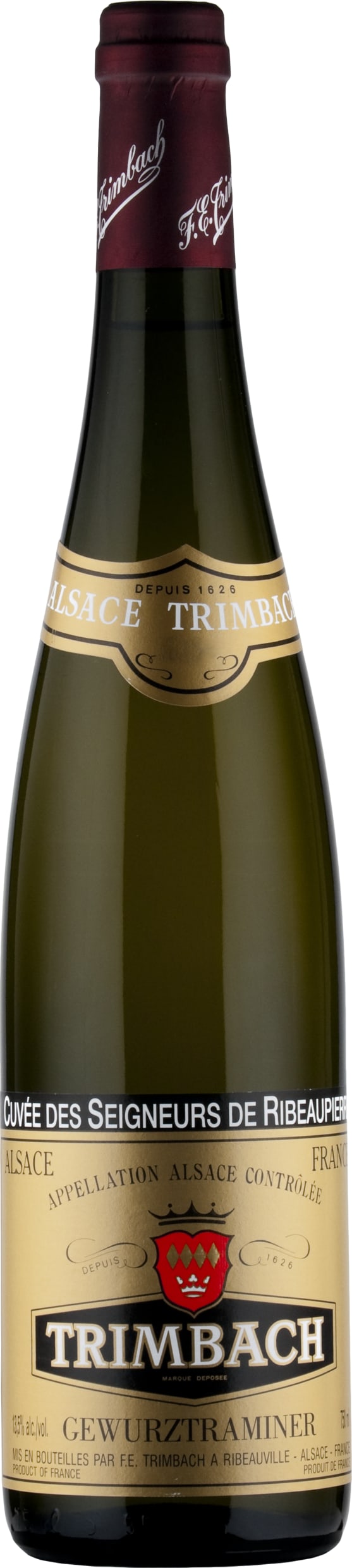 Trimbach Gewurztraminer Cuvee des Seigneurs de Ribeaupierre 2015 75cl - Buy Trimbach Wines from GREAT WINES DIRECT wine shop