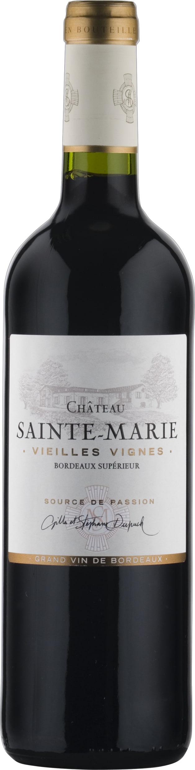 Chateau Sainte Marie Bordeaux Superieur 'Vieilles Vignes' 2022 75cl - Buy Chateau Sainte Marie Wines from GREAT WINES DIRECT wine shop