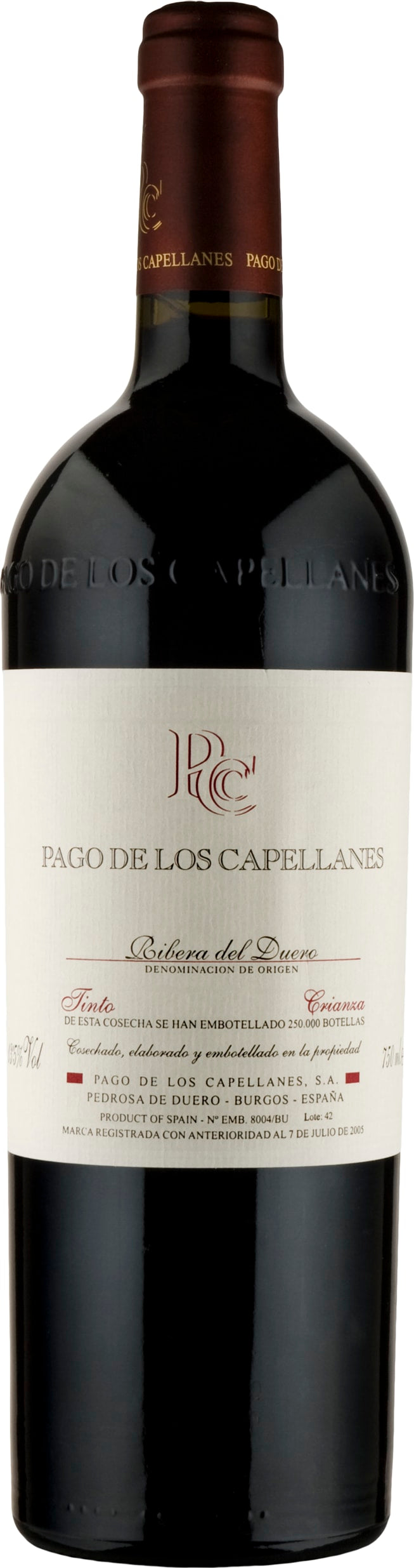 Pago de los Capellanes Ribera del Duero Crianza 2021 75cl - Buy Pago de los Capellanes Wines from GREAT WINES DIRECT wine shop
