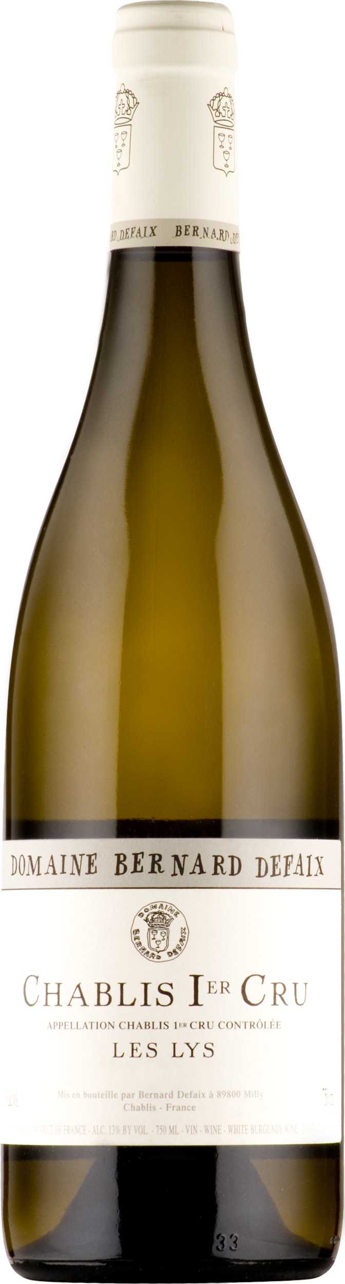 Bernard Defaix Chablis Premier Cru Les Lys 2021 75cl - Buy Bernard Defaix Wines from GREAT WINES DIRECT wine shop