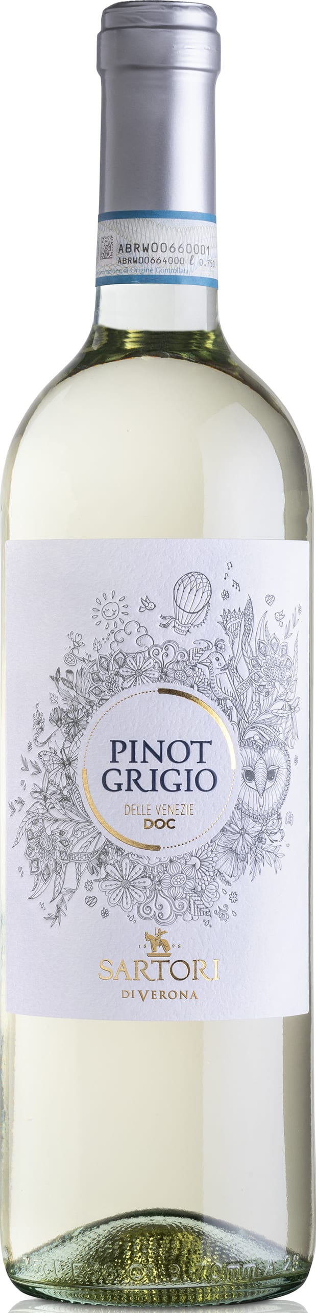 Sartori Pinot Grigio Venezie Vigna Mescita 2022 75cl - Buy Sartori Wines from GREAT WINES DIRECT wine shop