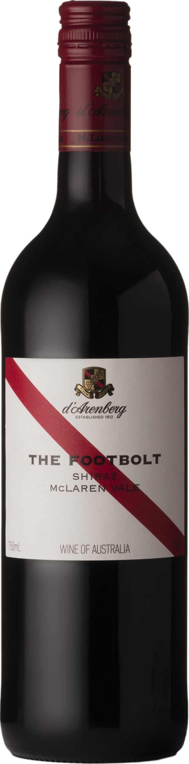 D Arenberg The Footbolt Shiraz 2021 75cl - Buy D Arenberg Wines from GREAT WINES DIRECT wine shop