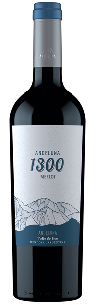 Andeluna '1300', Uco Valley, Merlot 2019 75cl - Buy Andeluna Wines from GREAT WINES DIRECT wine shop