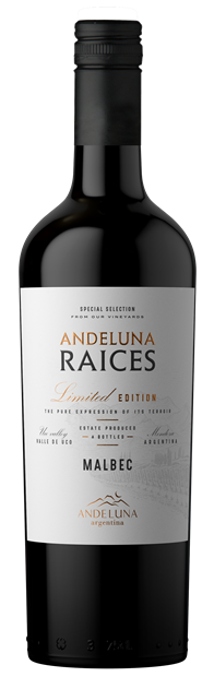 Andeluna 'Raices', Uco Valley, Malbec 2022 75cl - Buy Andeluna Wines from GREAT WINES DIRECT wine shop