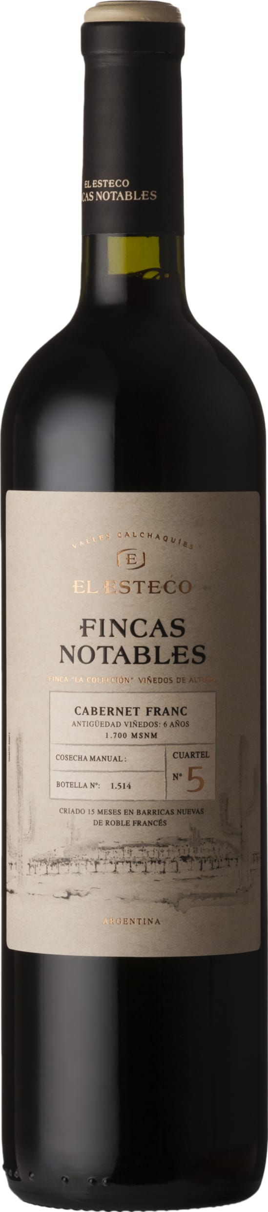El Esteco Finca Notables Cabernet Franc 2020 75cl - Buy El Esteco Wines from GREAT WINES DIRECT wine shop
