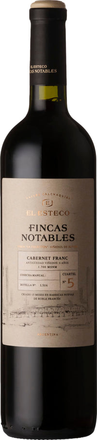 Thumbnail for El Esteco Finca Notables Cabernet Franc 2020 75cl - Buy El Esteco Wines from GREAT WINES DIRECT wine shop