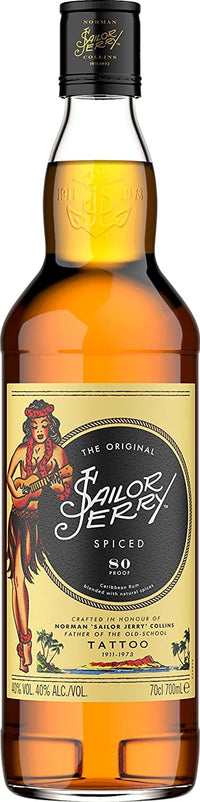 Thumbnail for Sailor Jerry Spiced Dark Rum 70cl NV - Buy Sailor Jerry Wines from GREAT WINES DIRECT wine shop