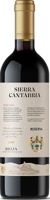 Sierra Cantabria Rioja Reserva 2016 75cl - Buy Sierra Cantabria Wines from GREAT WINES DIRECT wine shop