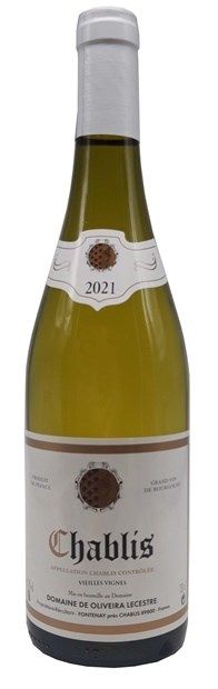Domaine de Oliveira Lecestre, Chablis Vieilles Vignes 2021 75cl - Buy Domaine de Oliveira Lecestre Wines from GREAT WINES DIRECT wine shop