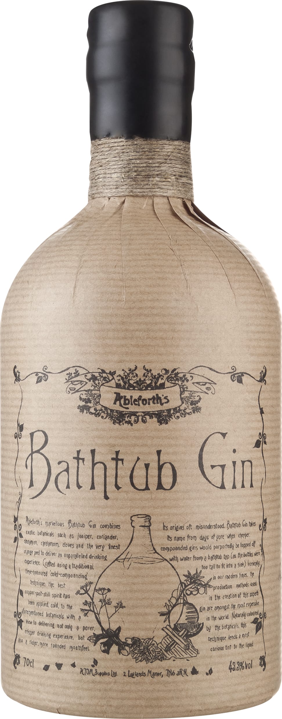 Bathtub Gin 70cl NV - Buy Ableforth's Wines from GREAT WINES DIRECT wine shop