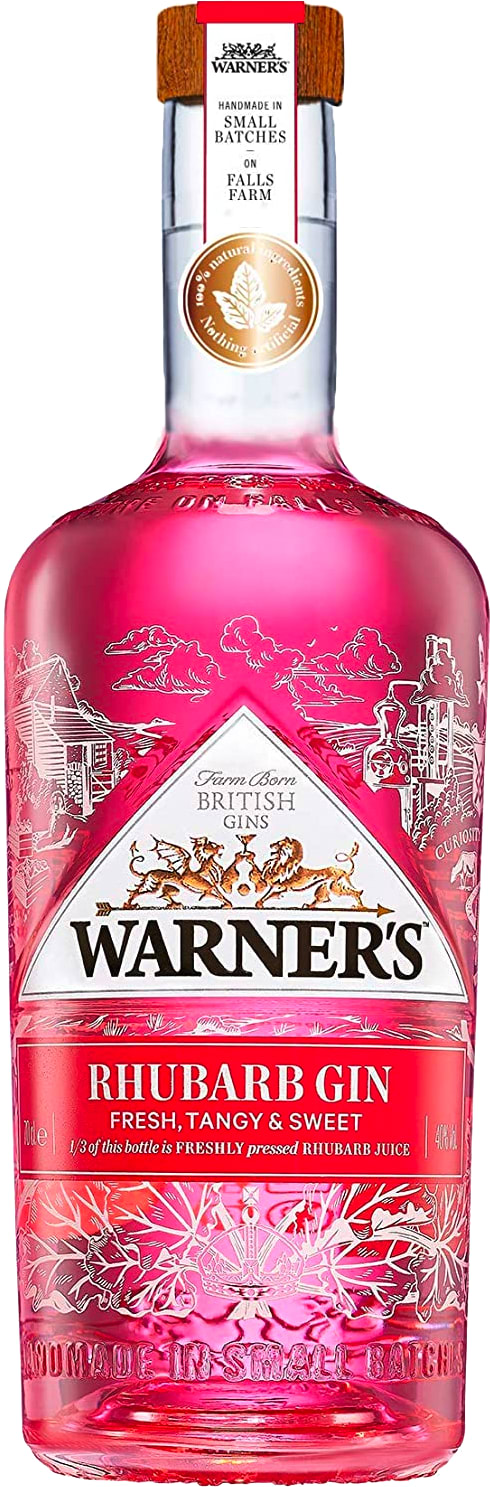 Warner's Gin Victoria's Rhubarb Gin 70cl NV - Buy Warner's Gin Wines from GREAT WINES DIRECT wine shop