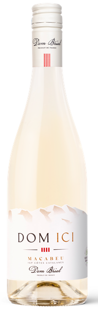Dom Brial, Cotes Catalanes, 'Dom Ici', Blanc, Macabeu 2023 75cl - Buy Dom Brial Wines from GREAT WINES DIRECT wine shop