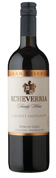 Vina Echeverria, Gran Reserva, Valle de Curico, Cabernet Sauvignon 2019 75cl - Buy Vina Echeverria Wines from GREAT WINES DIRECT wine shop