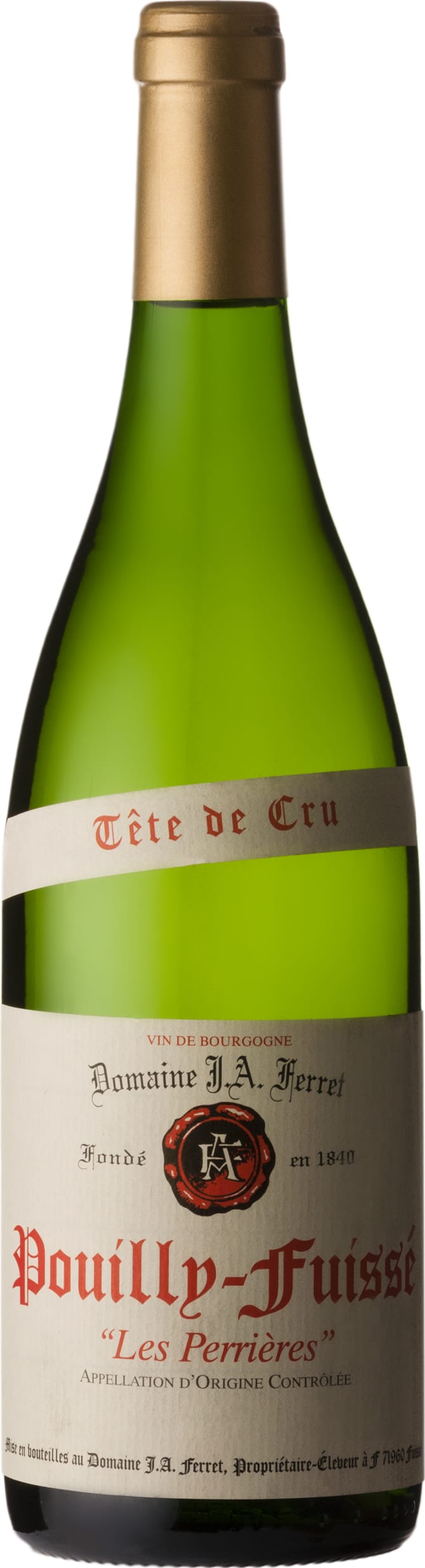 Domaine Ferret Pouilly-Fuisse Tete de Cru Perrieres 2020 75cl - Buy Domaine Ferret Wines from GREAT WINES DIRECT wine shop