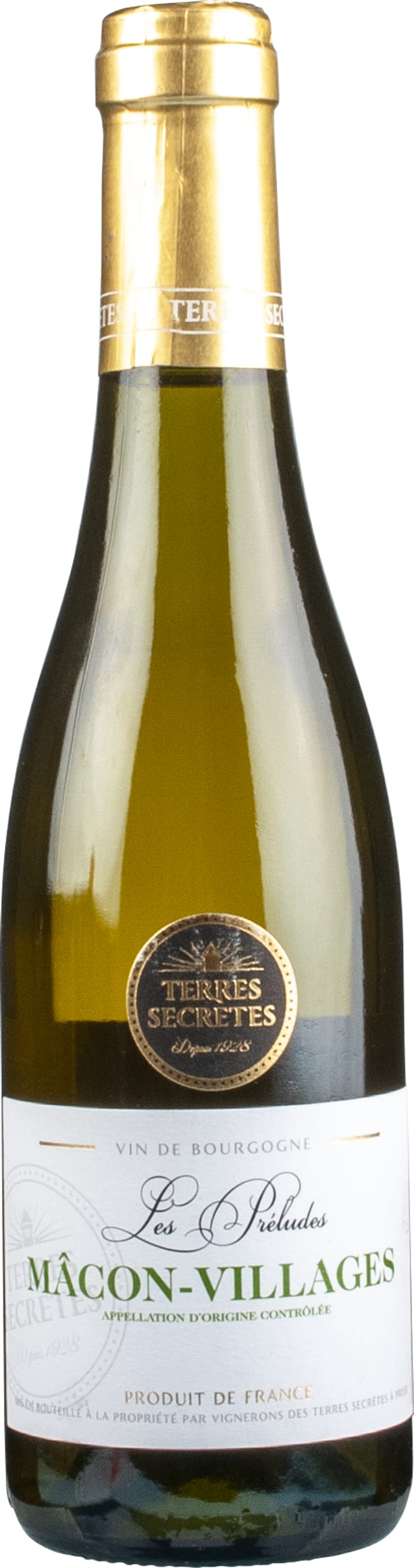 Vignerons des Terres Secretes Macon-Villages Les Preludes, 375cl bottle 2021 37.5cl - Buy Vignerons des Terres Secretes Wines from GREAT WINES DIRECT wine shop