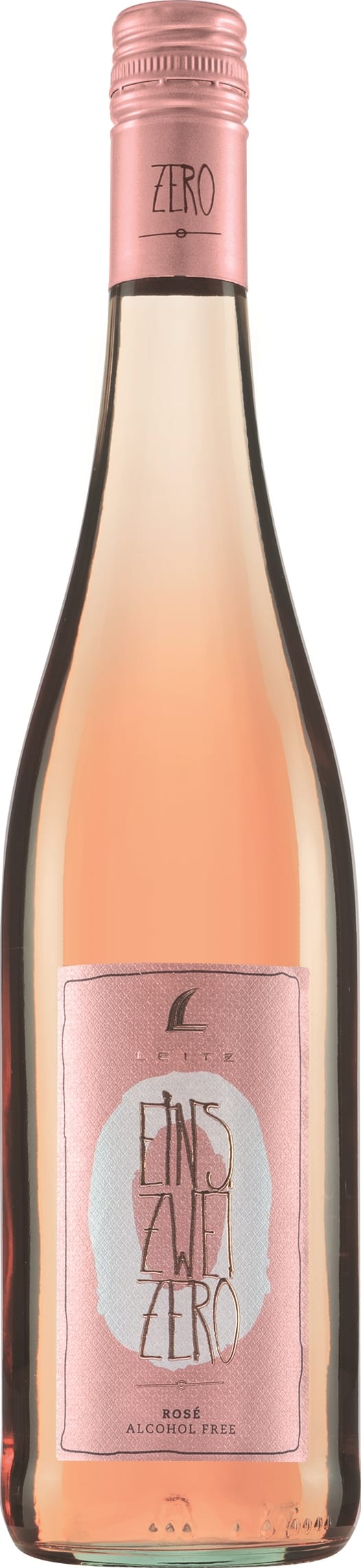 JJ Leitz Eins Zwei Zero Rose (Alcohol Free) 75cl NV - Buy JJ Leitz Wines from GREAT WINES DIRECT wine shop