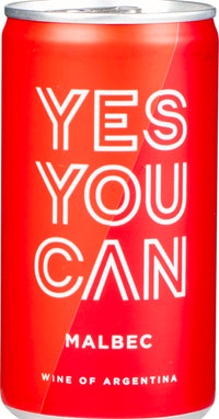 Thumbnail for Malbec CAN 22 Yes You Can 24/187 18.7cl - Buy Yes You Can Wines from GREAT WINES DIRECT wine shop