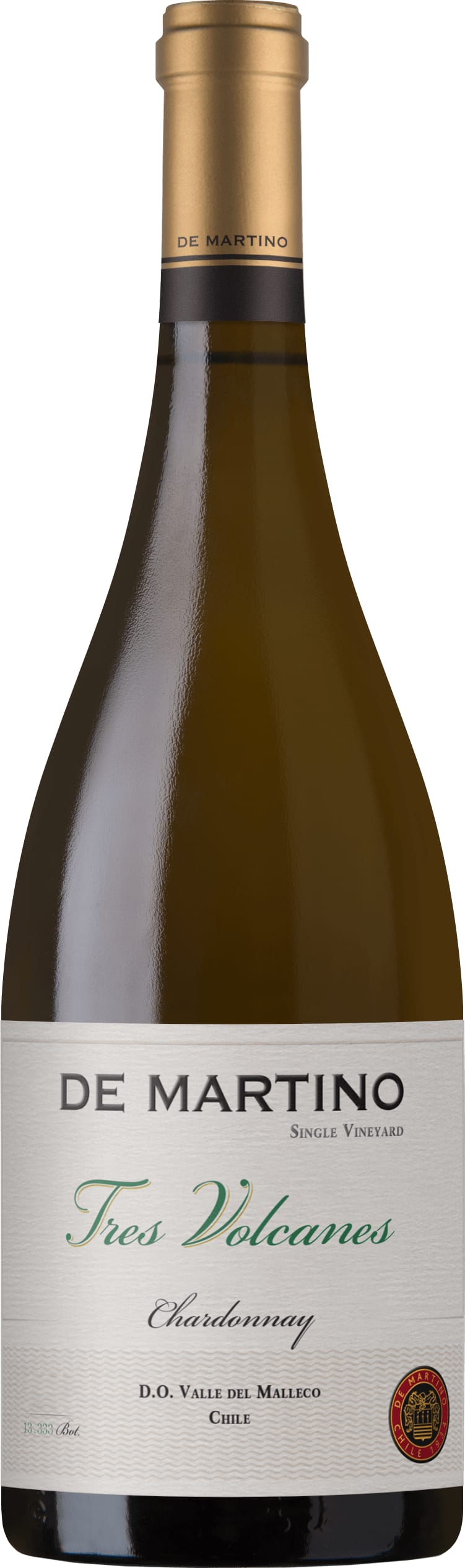 De Martino Single Vineyard Chardonnay 'Tres Volcanes' 2017 75cl - Buy De Martino Wines from GREAT WINES DIRECT wine shop