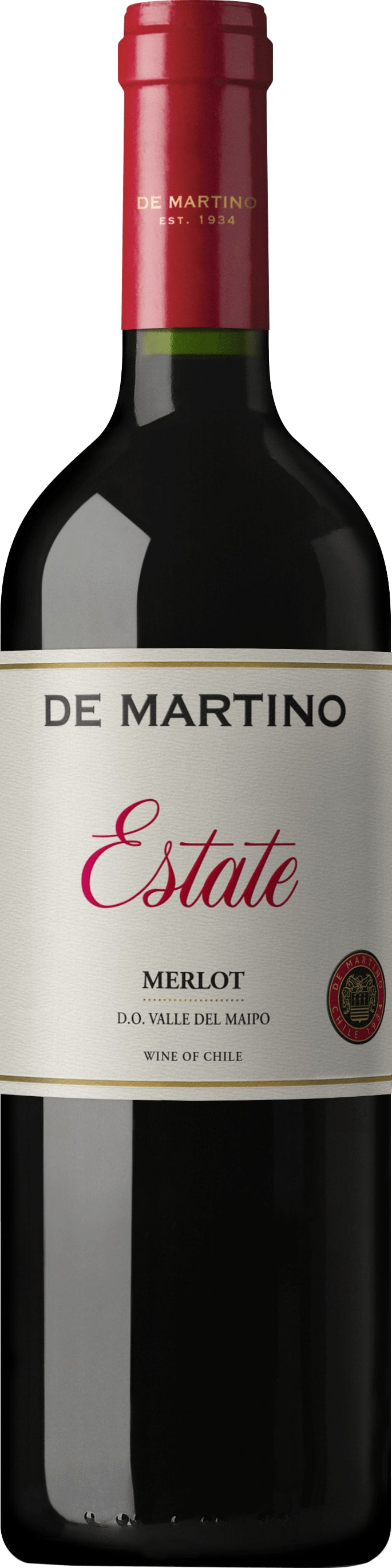 De Martino Estate Merlot 2022 75cl - Buy De Martino Wines from GREAT WINES DIRECT wine shop