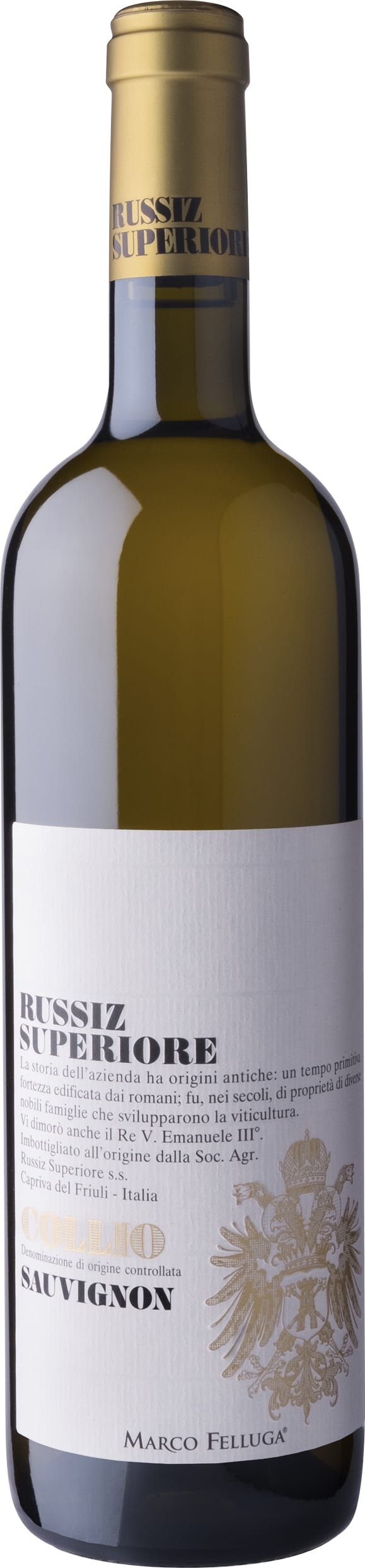 Russiz Superiore Sauvignon Blanc, Collio 2021 75cl - Buy Russiz Superiore Wines from GREAT WINES DIRECT wine shop