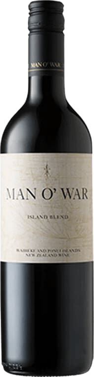 Man O' War Island Blend - Cabernet Franc, PV, Malbec, Merlot 2019 75cl - Buy Man O' War Wines from GREAT WINES DIRECT wine shop