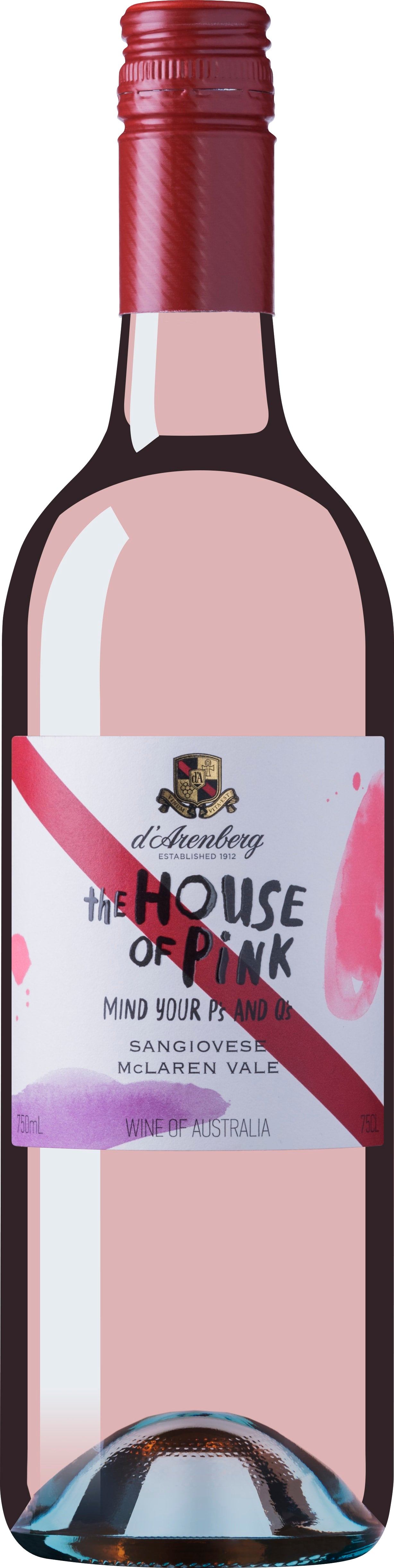 D Arenberg The House of Pink Sangiovese Rose 2023 75cl - Buy D Arenberg Wines from GREAT WINES DIRECT wine shop