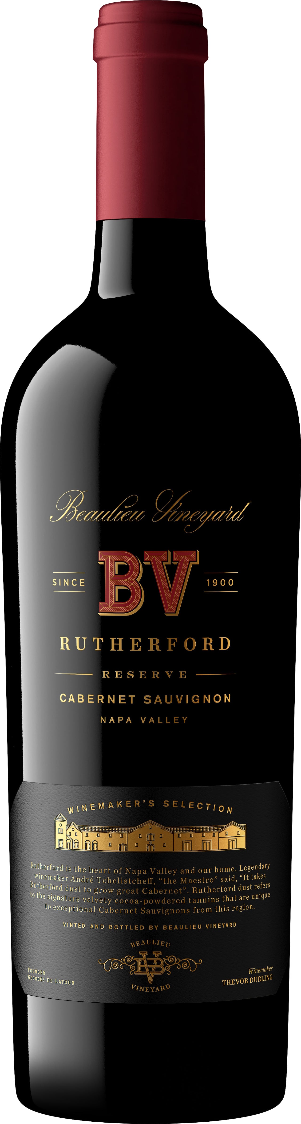Beaulieu Vineyard Rutherford Reserve Cabernet Sauvignon 2019 75cl - Buy Beaulieu Vineyard Wines from GREAT WINES DIRECT wine shop