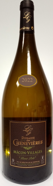 Domaine des Chenevieres, Macon-Villages Mont Pele 2022 75cl - Buy Les Chenevieres Wines from GREAT WINES DIRECT wine shop