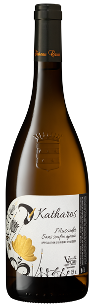 Louise Chereau,  Katharos  Muscadet Sans Soufre Ajoute 2022 75cl - Buy Chereau Carre Wines from GREAT WINES DIRECT wine shop