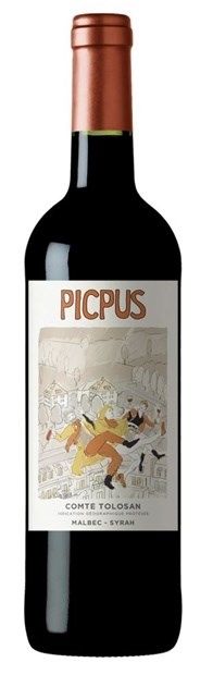 Les Vignobles St Didier Parnac, 'Picpus', Comte Tolosan, Malbec Syrah 2022 75cl - Buy Vignobles St Didier Parnac Wines from GREAT WINES DIRECT wine shop